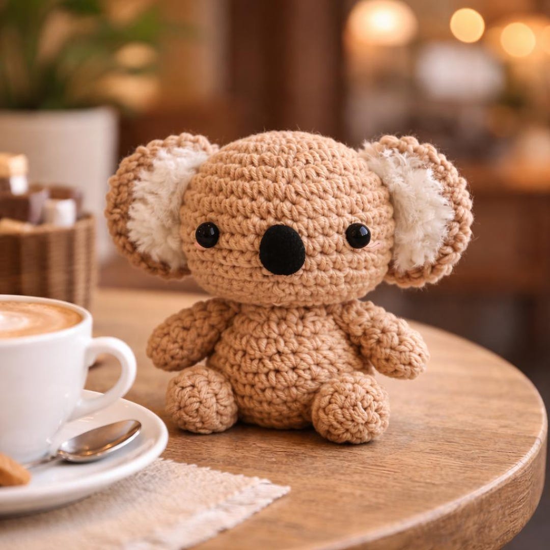 Koala Amigurumi Crochet Pattern PDF | Cute Koala Plush Toy Tutorial ...