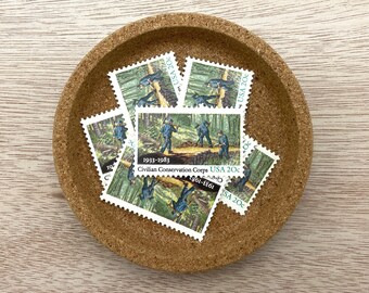 1983 Civilian Conservation Corps 20c stamp (10 pieces) - vintage unused United States postage stamps - Scott #2037 - 20 cent - CCC