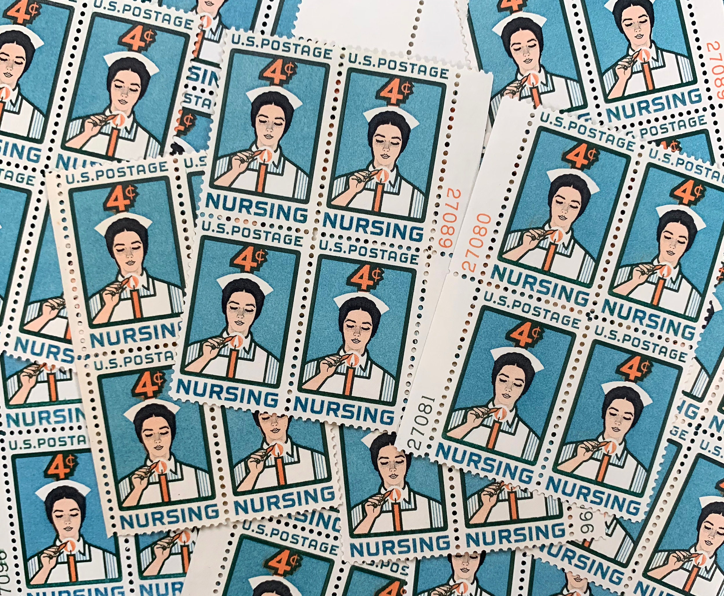 20 piezas 1961 4 cent Enfermería sellos postales vintage Etsy