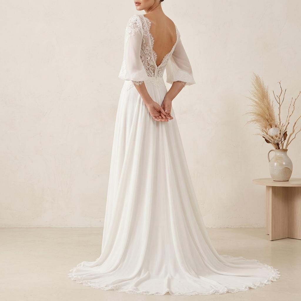 Lace Wedding Kaftan - Etsy