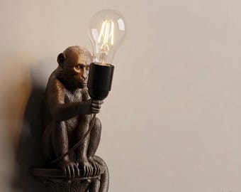 Monkey Wall Lamp