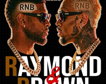 Raymond and Brown R&B Tour 2026 PNG File (Digital Download)