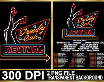 Treaty Oak Revival PNG, West Texas Tour Digital File (Digital Download)