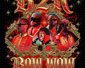B2K Bow Wow Boys4Life Tour PNG File : B2K Concert 2026 Tshirt Design ( Digital Download)