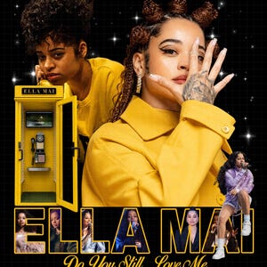 Ella Mai Tour PNG: Älskar du mig fortfarande fanart (digital nedladdning)