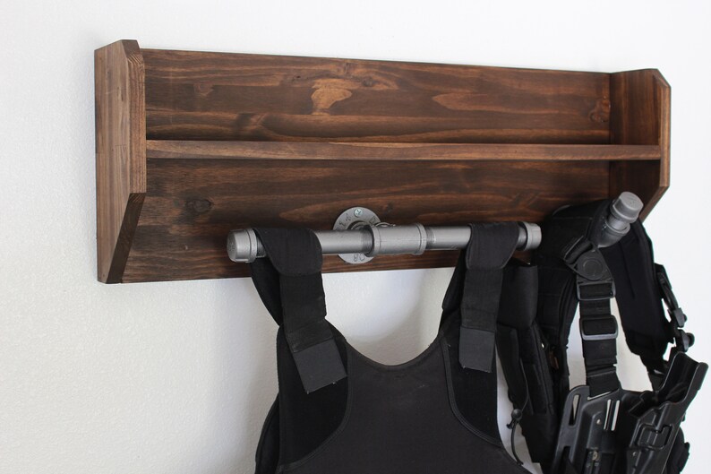 Open Top Wall Mounted Duty and Tactical Gear Rack Etsy