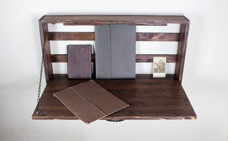 Mid Century Design Wall Mounted Secretary Desk