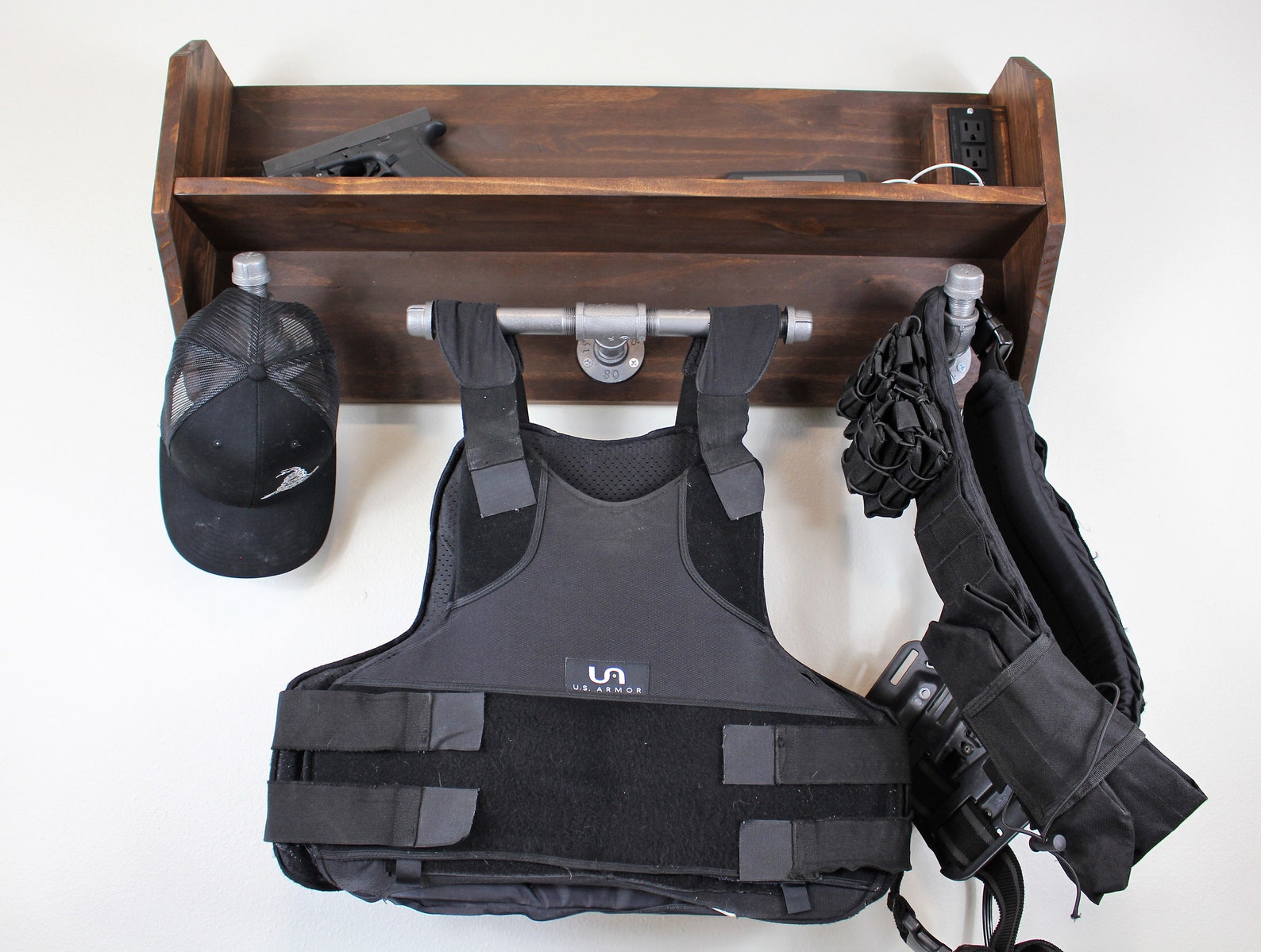 Large Duty and Tactical Gear Rack Double Belt Hanger With Etsy