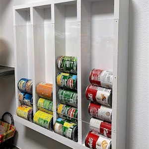 Pantry Can Organizers - Customizable Can Lengths - First In First