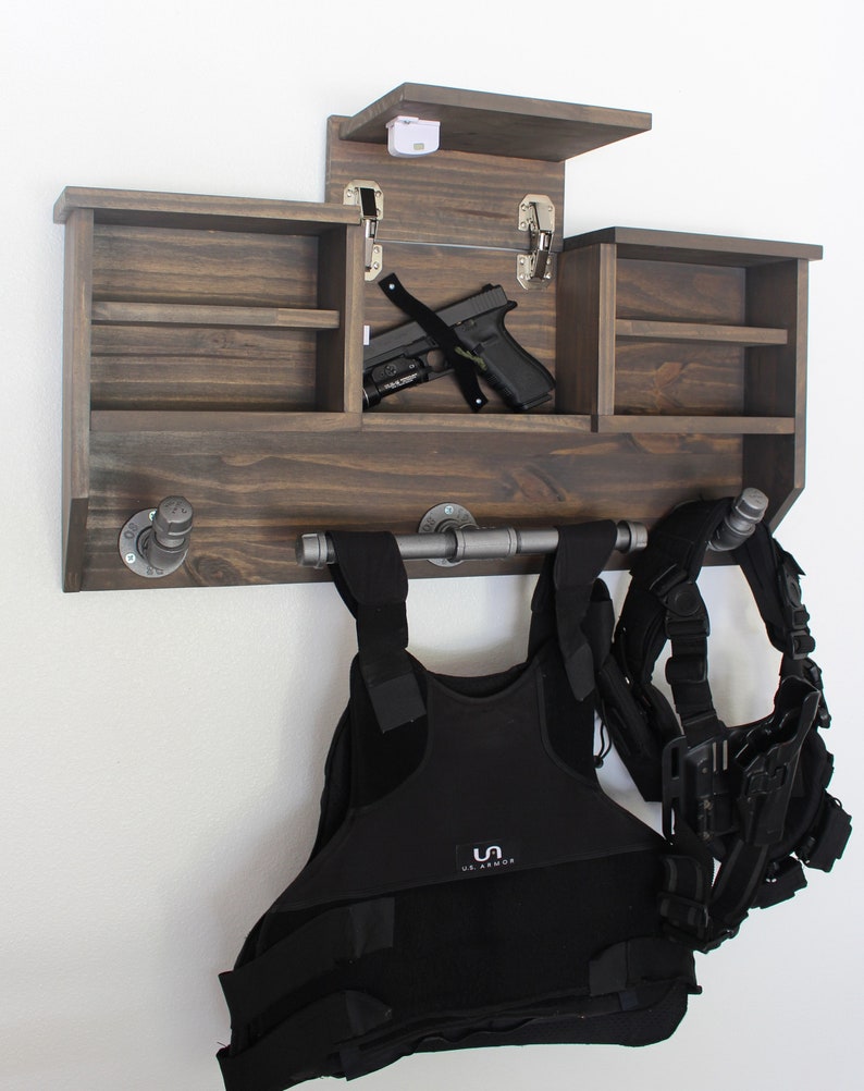 Wall Mounted Duty Gear Rack Double Belt Holder Variant Etsy