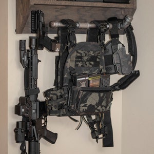 Wall Mounted Duty and Tactical Gear Rack Small - Etsy