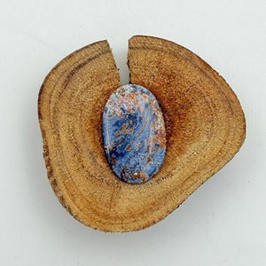 AAA natuurlijke pietersiet cabochon – edelsteen stormpatroon – blauwbruine wervelsteen – ronde cabochon – losse edelsteen voor het maken van sieraden