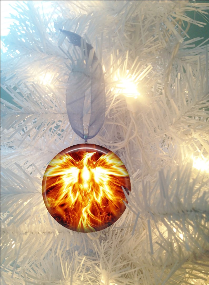 Phoenix Firebird 1 Christmas Tree Ornament Etsy
