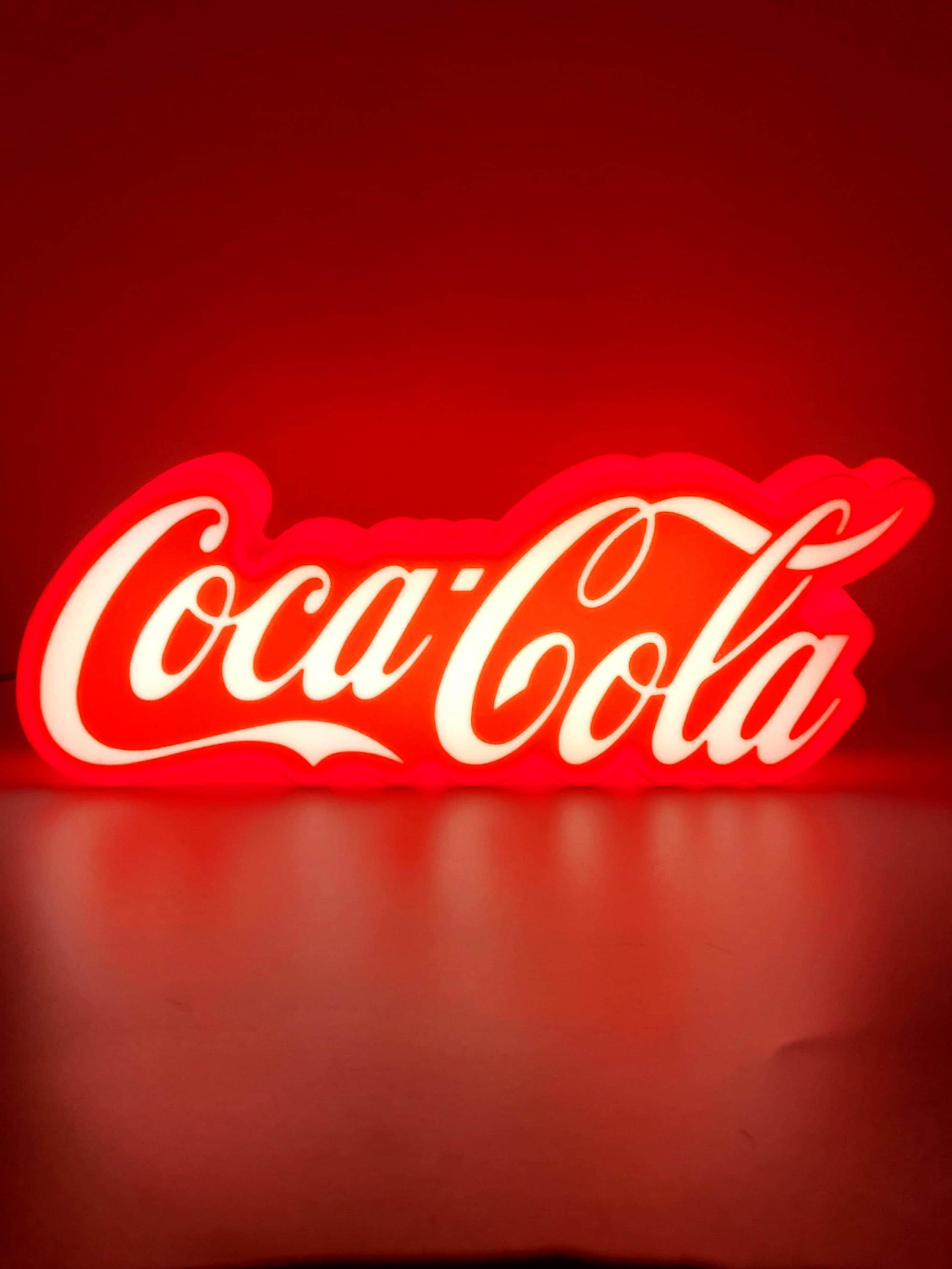 Coca-Cola LEDサイン Coca Cola Led Sign - Etsy UK