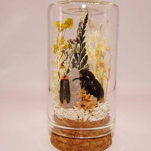 Lightning Bug Crystal & Beetle Oddity Jar Mini