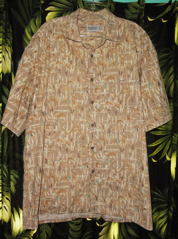Vintage Windham Pointe Tropical Shirt XXL bamboo