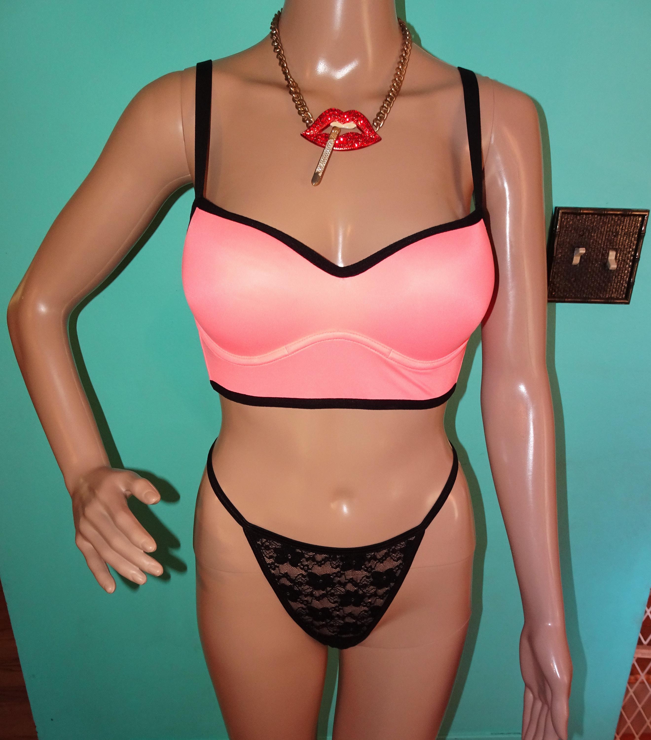 Soutien-gorge Push-up Victoria's Secret 32B - Noir, Armatures, Nylon - Excellent état
