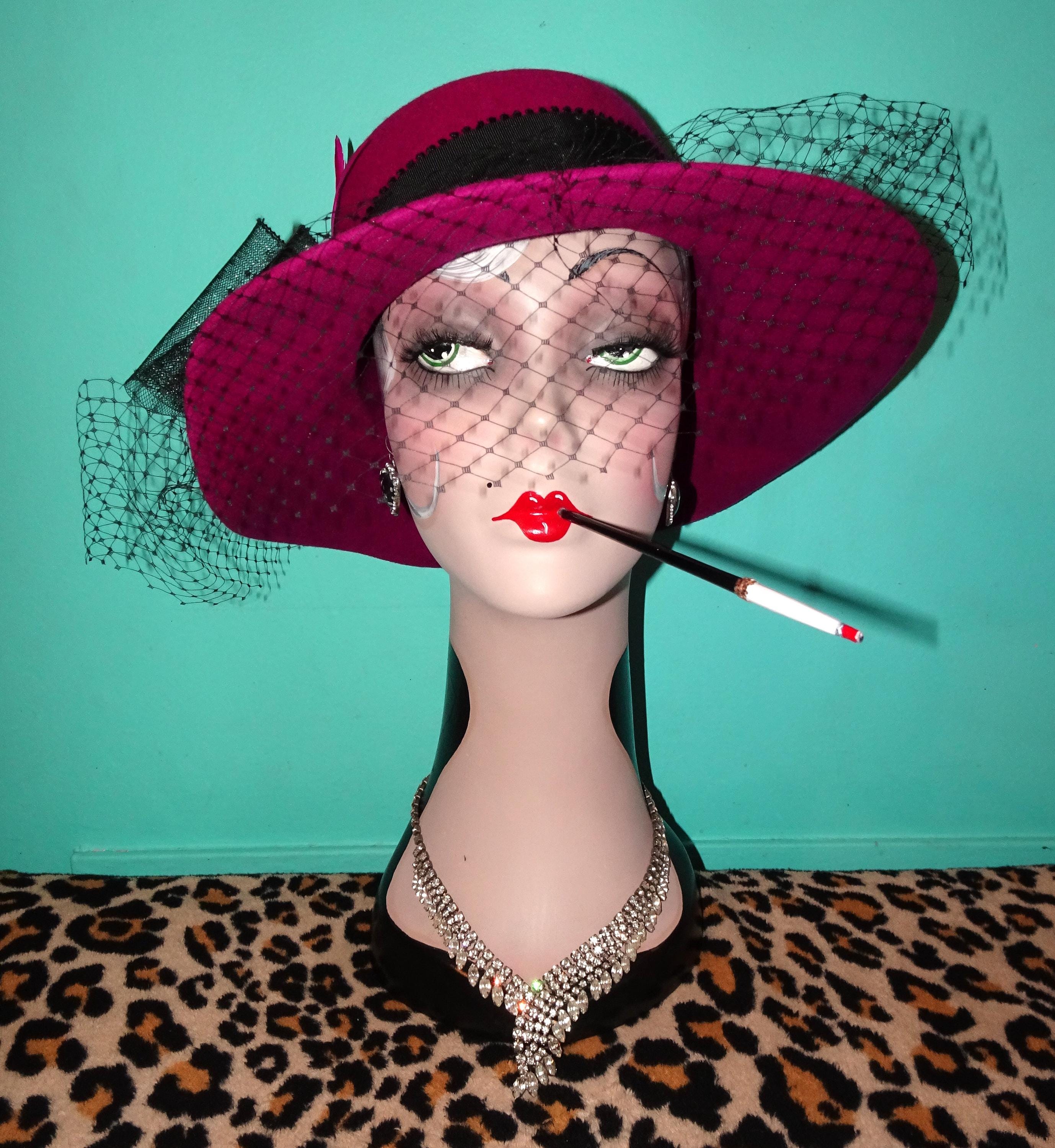 Pink Wool Church Hats - Etsy