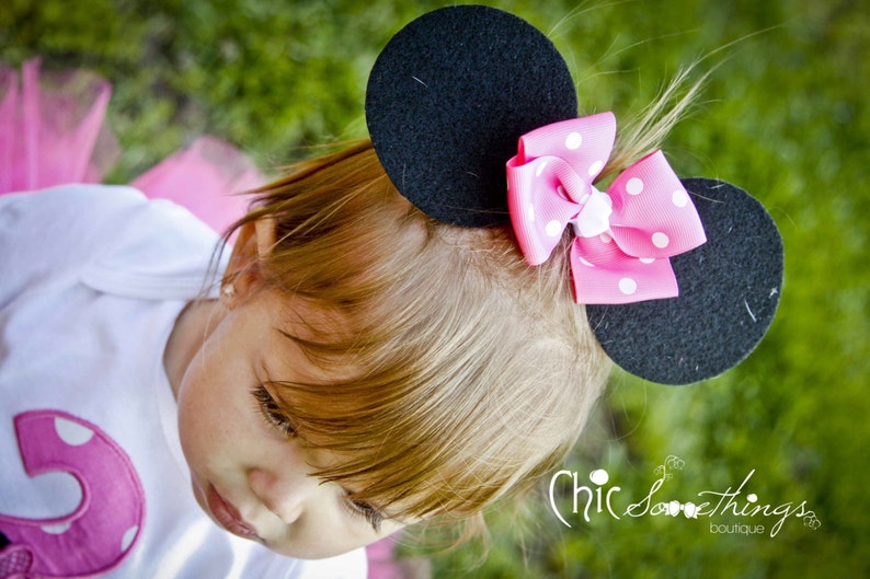 Mouse Ears Headband Baby mouse ears headband baby mouse Etsy