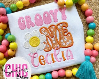 Groovy one birthday shirt, groovy one, groovy birthday, groovy one party, groovy one theme, groovy one outfit, groovy one birthday outfit