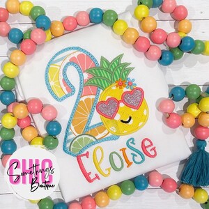 Pineapple birthday shirt, fruit birthday shirt, frutti birthday shirt, pineapple birthday party, pineapple shirts, pineapple birthday outfit