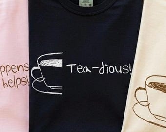 Tea-dious T-shirt – Grappige woordspeling voor theeliefhebbers