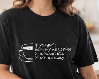 Koffie & Bacon Broodje T-shirt – Grappig Ontbijtshirt