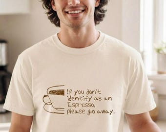 T-shirt voor espressoliefhebbers – Grappig T-shirt voor espressopuristen