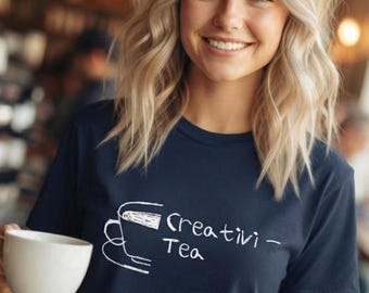 Creativi-Tea T-shirt – Grappige woordspeling over theepuristen