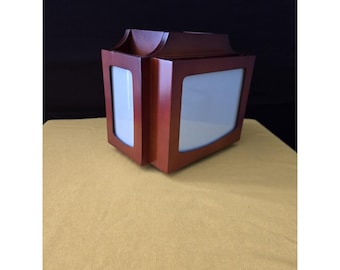 Caja de madera estilo MCM vintage para fotos/recuerdos