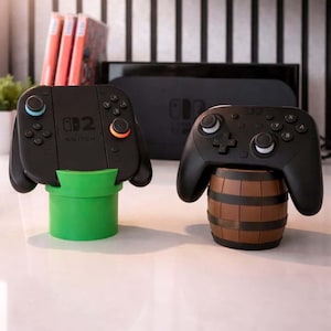 Nintendo Switch Controller Halter - Retro Pipe & Fass Design