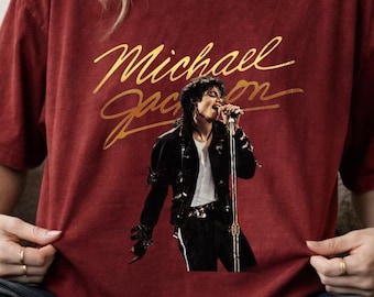 Michael Jackson Signature PNG, MJ Singing Performance Digital Download, King of Pop Soul Artist Design