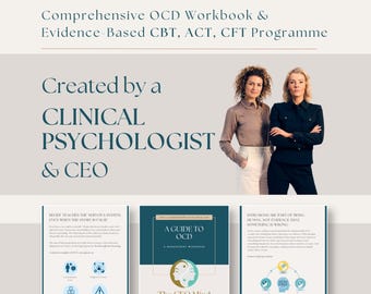 OCD Workbook CBT ERP Programme for Intrusive Thoughts (Digital Download)