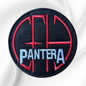 Pantera Cowboys From Hell Embroidered Band Patch 3.5 Inch Iron On Sew On Metal