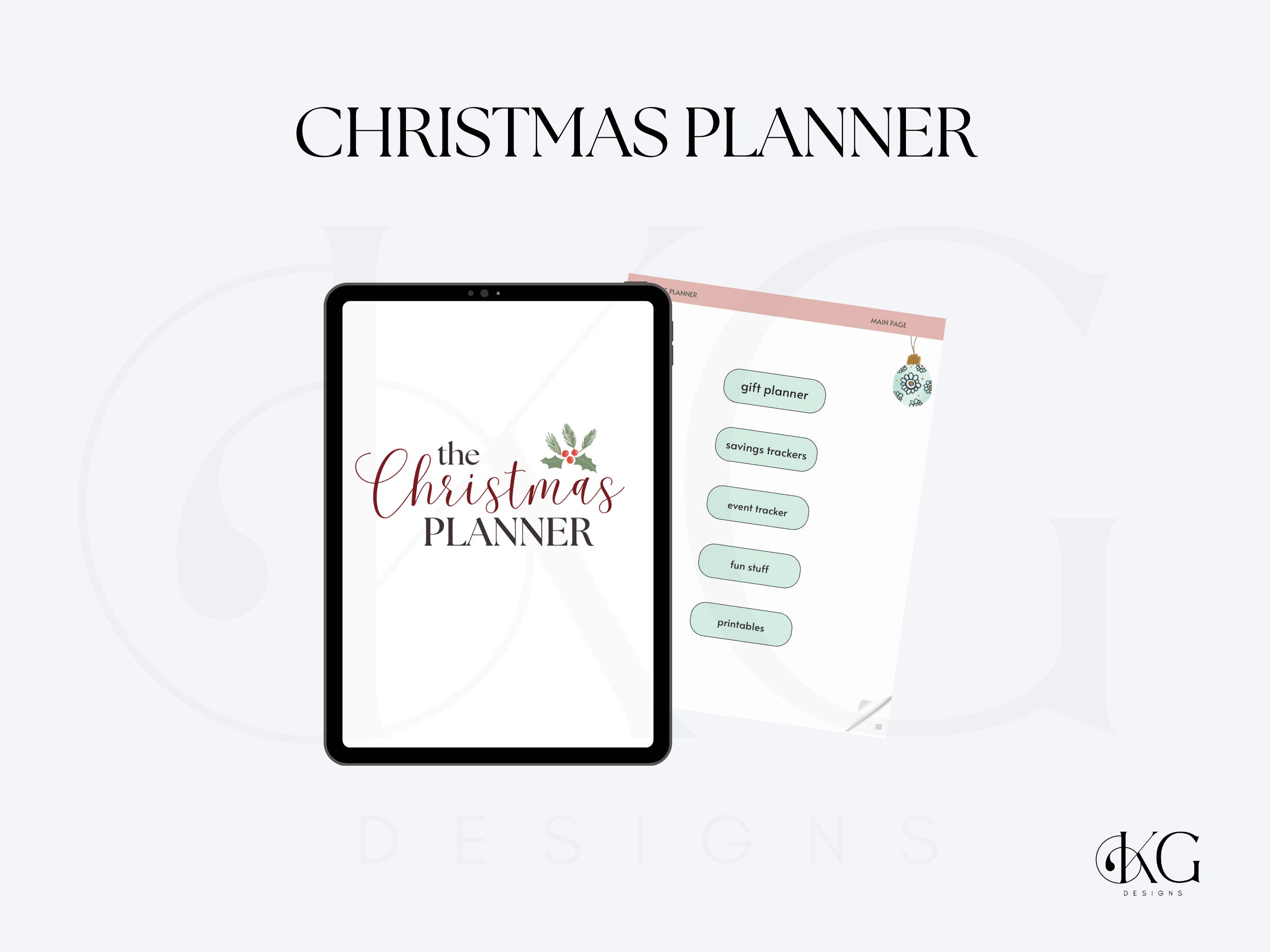 The Ultimate Christmas Planner Christmas Digital Planner Etsy