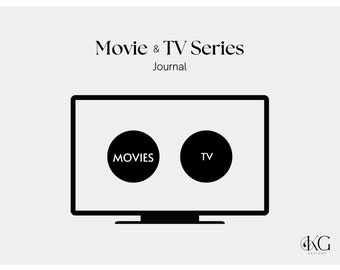 Aesthetic Digital Movie Journal |  Movie and TV Series Tracker | Movie and TV Log | Digital Journal