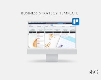 Trello: Business Strategy Template | Organized Business Template Shop