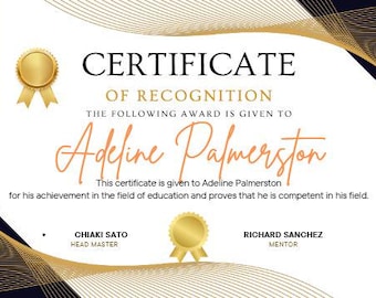 Paquete editable de premios y certificados de fin de año para estudiantes en el aula / Imprimible, personalizable y divertido