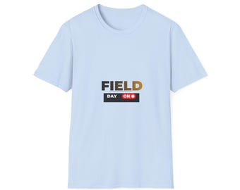 Camiseta de día de campo Camiseta retro con espíritu escolar Camiseta gráfica para día deportivo Evento de equipo de escuela primaria Colores cómodos Estilo