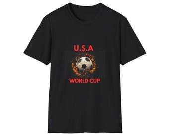 Camiseta del Mundial 2026, camiseta retro para aficionados al fútbol, camiseta con estampado de fútbol de EE. UU., camiseta para amantes del fútbol, camiseta deportiva vintage