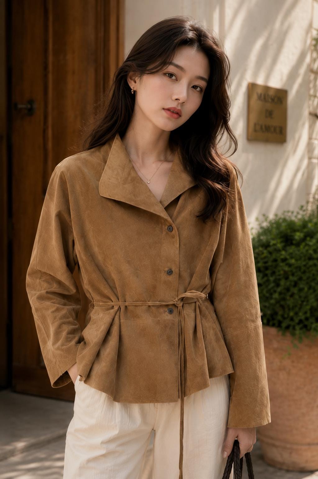 Womens Suede Drawstring Jacket - Etsy