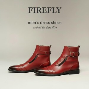 Vintage Side Zip Boots Men - Etsy display picture 1
