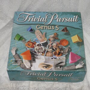 Trivial Pursuit Genus 5 Board Game by Hasbro Vintage