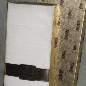 Vintage Permanent Press Handkerchiefs 3 in Box