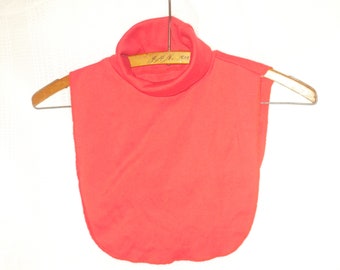 Red Turtleneck Dickie Mock Layered Look Dickey Vintage Accessory