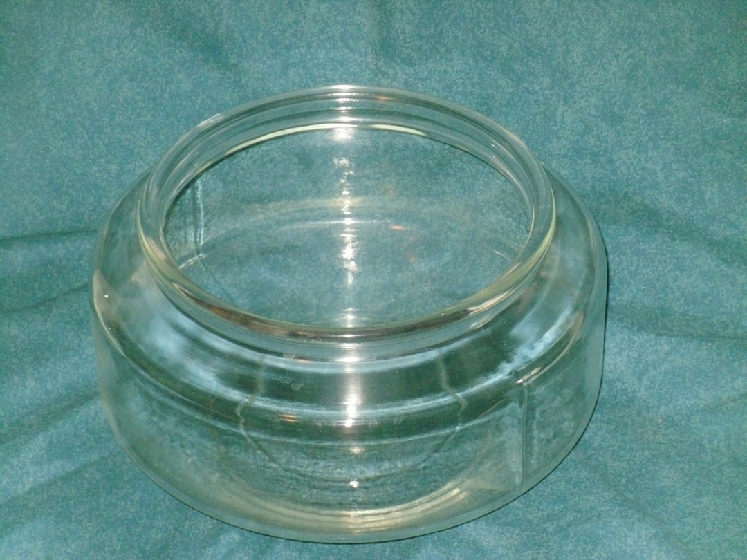 Clear Glass Turtle Bowl Vintage Fish Plant Terrarium Etsy