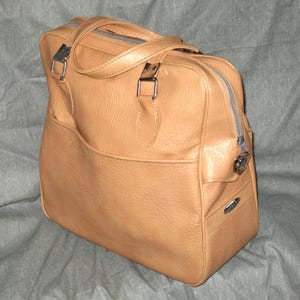 Vintage Sears Carry on Bag Retro 1960s Mid Century Modern +