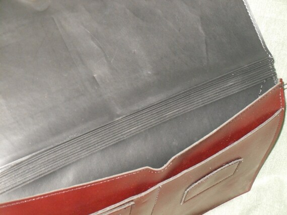 Faux Leather Envelope Portfolio Document Organizer - image 4