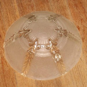 Ceiling Light Cover Shade Round Dome Frosted Glass White Replacement Vintage Mid Century