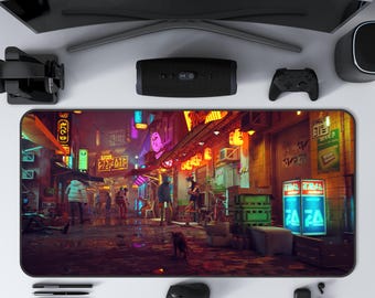 Maus Pad | 3mm dicke Gaming Schreibtischmatte | Katzen Abenteuer Gaming Pad